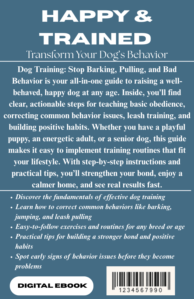 30-Day Dog Training Program: Improve Your Dog’s Behavior at Home Ebook